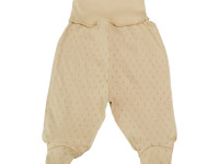minikin 25110562 Ползунки "Ажурный листик" (р.62) бежевый