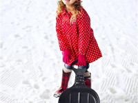 dantoy 6740 placa de zăpadă cu maner frontal (51 cm) in sort.  