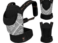 kinderkraft Рюкзак-переноска huggy bizzu чёрный\луна