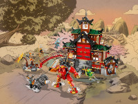 lego ninjago 71767 Конструктор "Храм-додзё ниндзя" (1394 дет.)