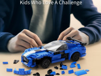 cada c51077w Машина на радиоуправлении "blue knight" (325 дет.)