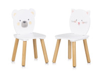chipolino diwh02440323 masă și două scaune din mdf "ursuleț și pisicuță"