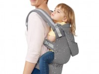 kinderkraft marsupiu huggy gri