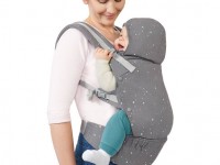 kinderkraft marsupiu huggy gri