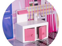 chipolino diwh02408631 casă pentru păpuși din lemn cu 9 accesorii
