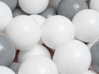 new baby 52588 Детский сухой бассейн с мячами (серый)