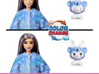  barbie hrk26 papusa "cutie reveal: iepuraș în costum de koala"