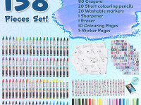 total office fze-1115 set de pictura "disney frozen" (148 piese)