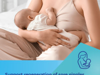 canpol 1/656 absorbante calmante pentru sâni din hidrogel cu lanolină (8 buc.)