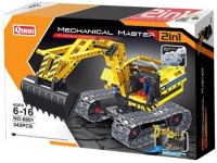 xtech bricks 6801 constructor mecanic 2-în-1 "excavator & robot" (342 дет.)