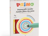 primo Фломастеры моющиеся jumbo (7,6 мм.) 6 цветов