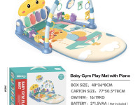 bibiin toys 698-93 covoraș educativ cu pian albastru