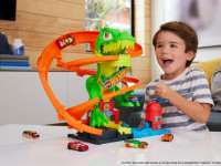 hot wheels jbm73  set de joc "t-rex blaze battle"