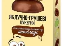 bob snail Натуральные конфеты "Яблоко-Груша" в бельгийском молочном шоколаде (30 гр.)