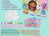 total office gd-1115 set de colorat in trusa "gabby's dollhouse" (137 piese)