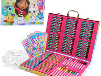 total office gd-1115 set de colorat in trusa "gabby's dollhouse" (137 piese)