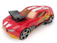 hot wheels hwcc15r Гоночный автомобиль-гараж 2 в 1 (красный)