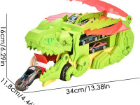 611125 set de joacă "dino truck" cu mașini