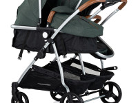 chipolino carucior pentru gemeni duo smart kbds02504ba basil