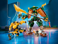 lego ninjago 71794 constructor "lloyd and arin's ninja team mechs" (764el.)