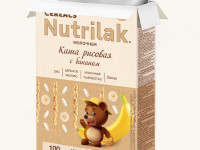 nutrilak Каша молочная рисовая с бананом (6 м +) 200 гр