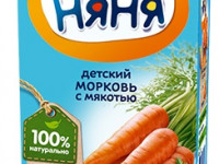 ФрутоНяня nectar morcov cu pulpă 200 ml. (4 m+)