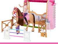 barbie hxj44 Игровой набор с куклой "Великолепная конюшня"