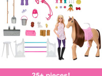 barbie hxj44 Игровой набор с куклой "Великолепная конюшня"
