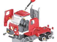 funky toys 61114 Пожарная машина- конструктор со звуками, светом и водой (30см)