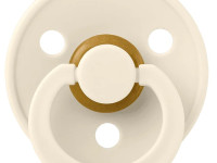 bibs suzeta anatomica din latex color s (0-6 luni) ivory