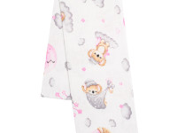new baby 56597 pelinca flanel "koala" imprimeu roz