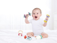 hola toys he7900 set jucării gingivale "sport" (5 buc.)