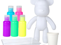 marbleous hun3809 set bear diy pouring keyring 