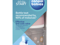 canpol 35/216 biberon cu sistem anti-colik easy start "newborn baby" 120ml (0+)