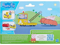 peppa pig f9519 set de joc "mașina de remorcare a bunicului câine"