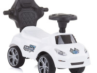 Сhipolino roctr02101wh Машина детская с ручкой "turbo" белый