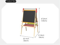 tooky toy tl114 Мольберт для рисования "deluxe standing easel"