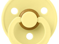 bibs Пустышка круглая латексная color m (6-18 м.) sunshine