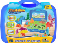 plastelino int0434 Набор пластилина "Динозавры" в чемодане