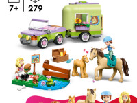 lego friends 42695 constructor "remorca pentru transportul cailor si manjilor" (279 el.)