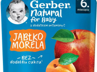 gerber Пюре "Яблоко-абрикос" (6 м+) 80 гр.