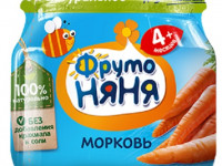ФрутоНяня Пюре из моркови 80 гр. (4 м+)