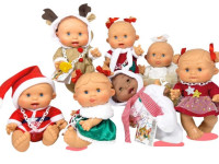 nines 485  Кукла "pepote xmas" (26 см.) в асс.