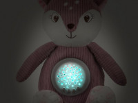 canpol 77/206 jucărie muzicală cu proiector 3-&icirc;n-1 "cerbul" roz