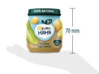 ФрутоНяня Пюре кабачок-картофель 110г. (5 м+)