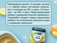 ФрутоНяня piure dovlecel-cartofi 110g. (5 l+)