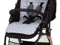 chipolino saltea pentru carucior vvpad02403grey gri/stele