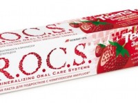 r.o.c.s. pasta de dinti pentru adolescenti "strawberry" (8-18) 471910