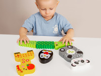 kids hits kh20/001 cuburi din lemn "friendly zoo"