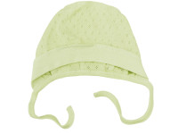 minikin 25150543 Чепчик "Ажурный листик" (р.43) оливковый